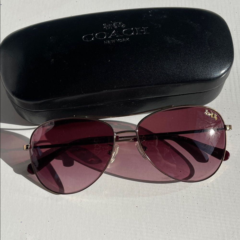 Coach Women's Sunglasses - Deep Plum Tint